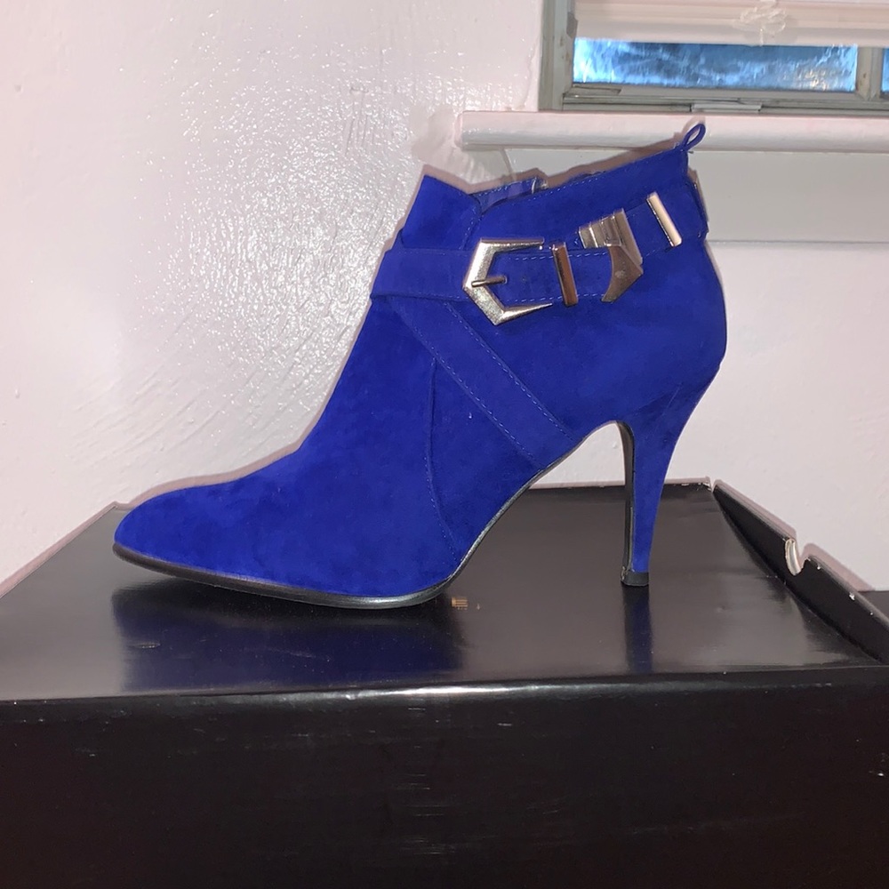 COPY - Blue Booties Heels